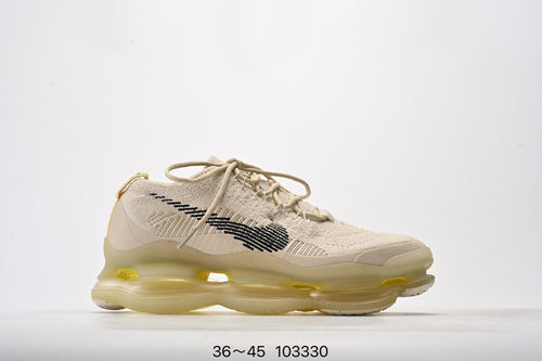 Nike Air Max en colorido, mostrando la nueva tecnología de amortiguación.